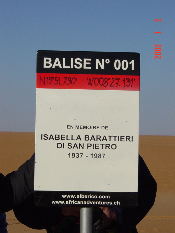 La balise dedicata a Isabella